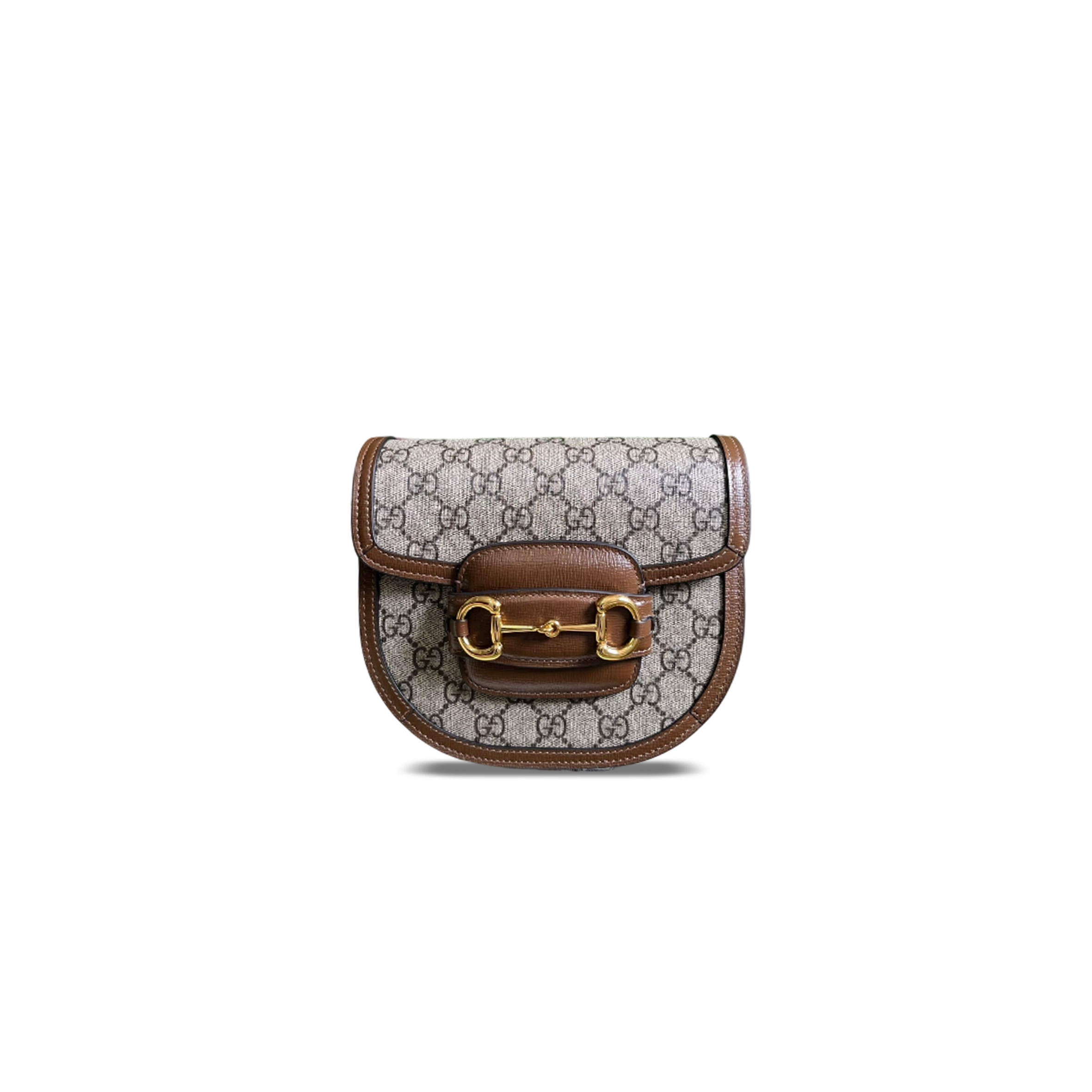 GUCCI HORSEBIT 1955 MINI ROUNDED SHOULDER BAG 760191 (18*17*6.5cm)